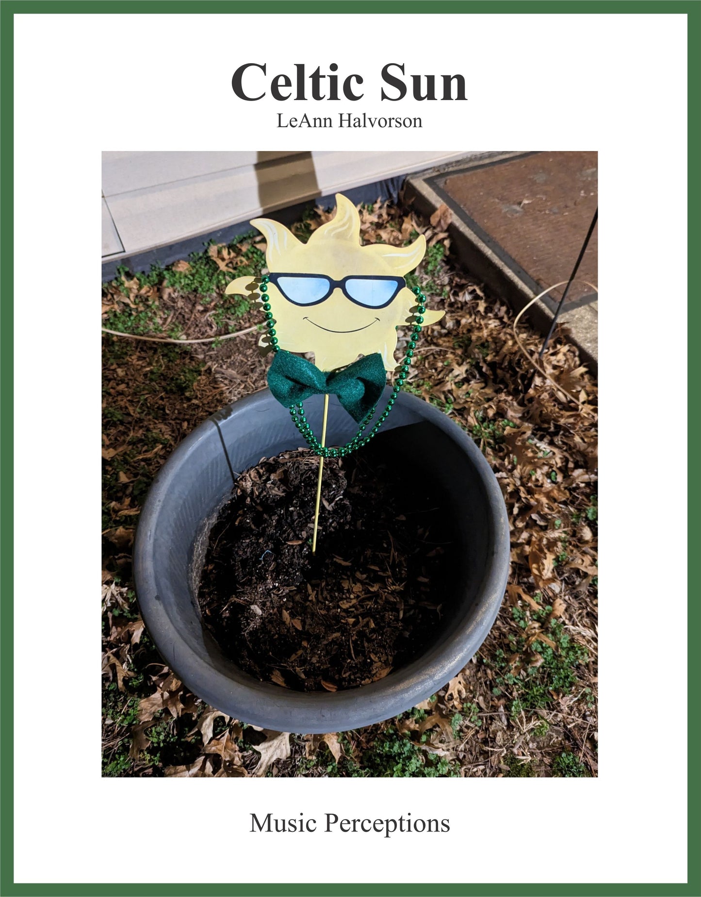 Celtic Sun is inspired by my neighbor, Kim, she knows I'm incredibly busy and sneaks over and decorates the flower pot by my front door. This early intermediate level piano piece by LeAnn Halvorson is an Irish tune in 6/8 and celebrates the sun bringing us warmth in springtime and St. Patrick's Day. Celtic Sun is a beautiful tribute to the sun that warms us during springtime and on St. Patrick's Day.