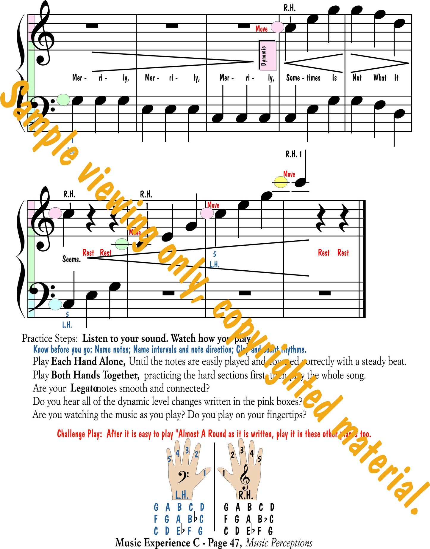 Music Experience C - Almost A Round is an arrangement of Row Row Row Your Boat page 2 by LeAnn Halvorson. Access to .mp3 files available with the purchase of book.