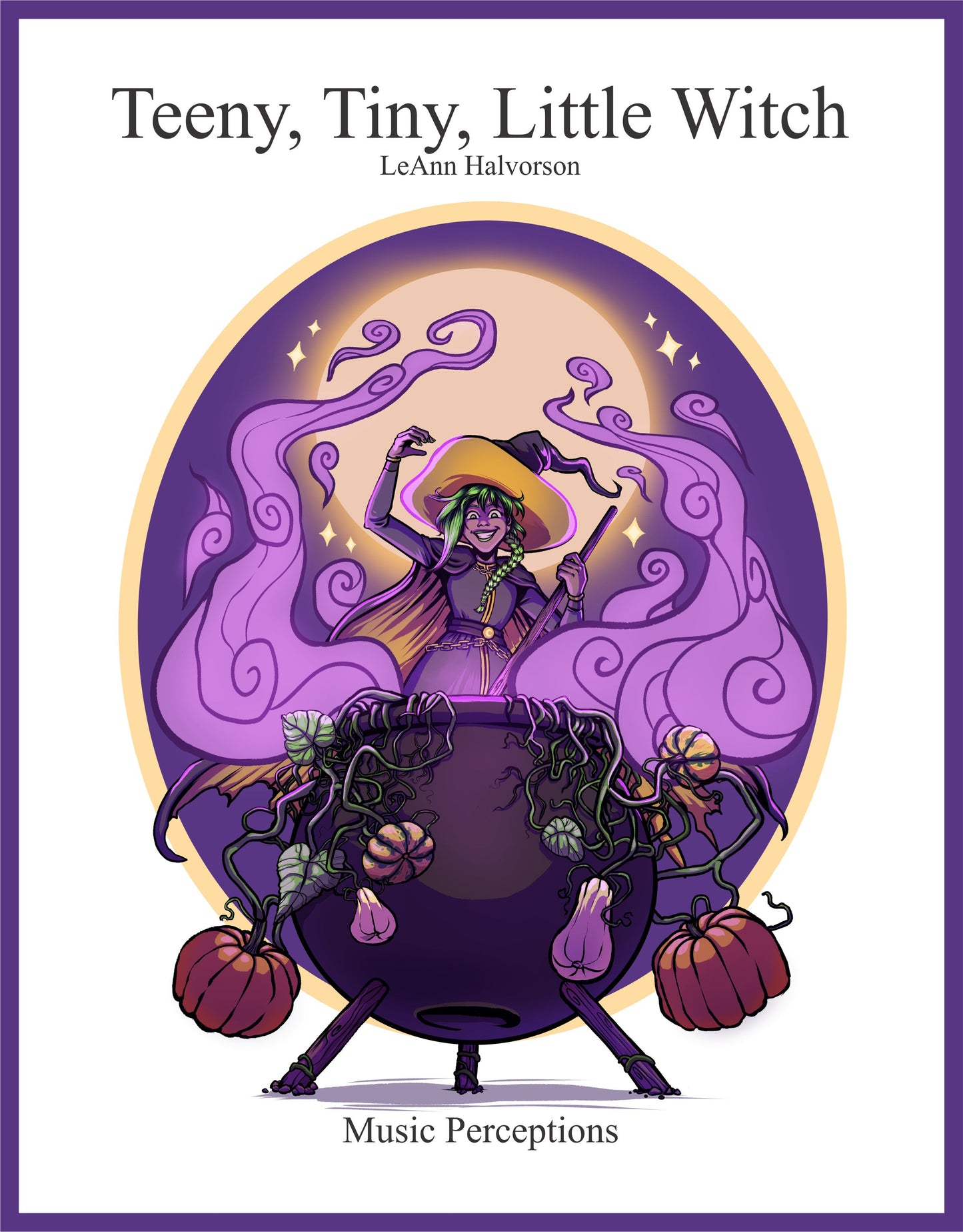 Teeny, Tiny, Little Witch is a late elementary piano composition. It has fun lyrics and chords which spark the imagination and inspire students to learn. This is a Halloween piece your students will enjoy learning. A piece that blends fun, imagination, and learning. Perfect for Halloween, this composition by LeAnn Halvorson is sure to captivate late elementary students.